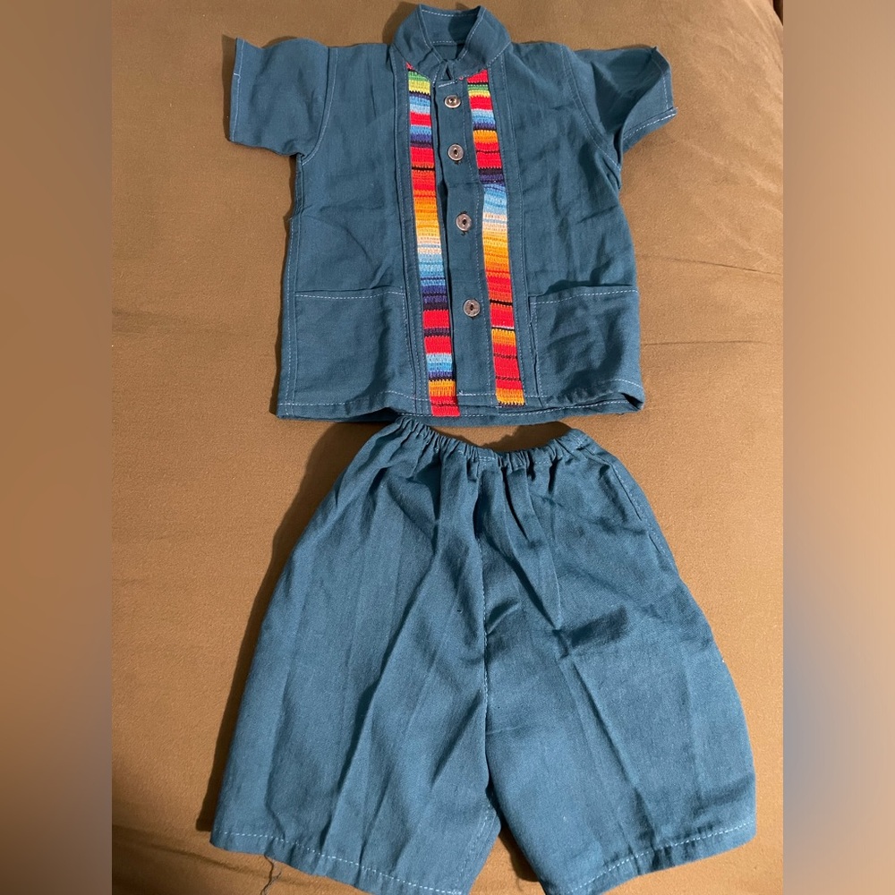 Boys Mexican Guayabera size 12-18m - New (these don’t come with tags)
